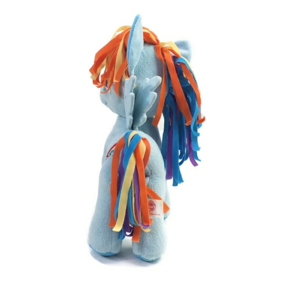 Hasbro 2012 My Little Pony Rainbow Dash Blue Multicolor Stuffed Plush Toy 11" - Picture 4 of 14
